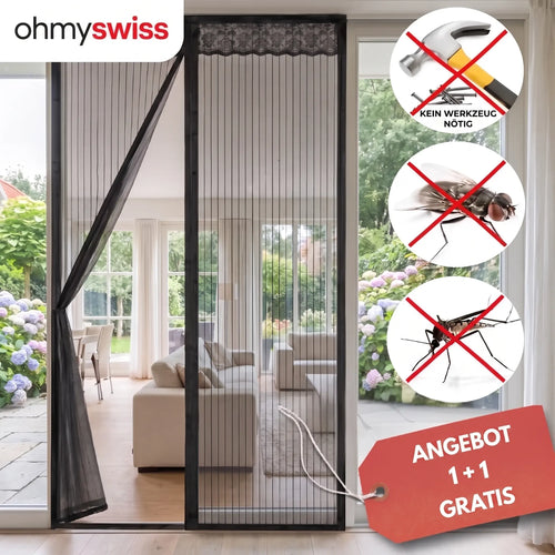 Ohmyswiss Magnetisches Fliegengitter für Türen