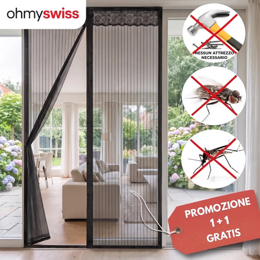 Magnetischer Fliegengitter für Türen von Ohmyswiss