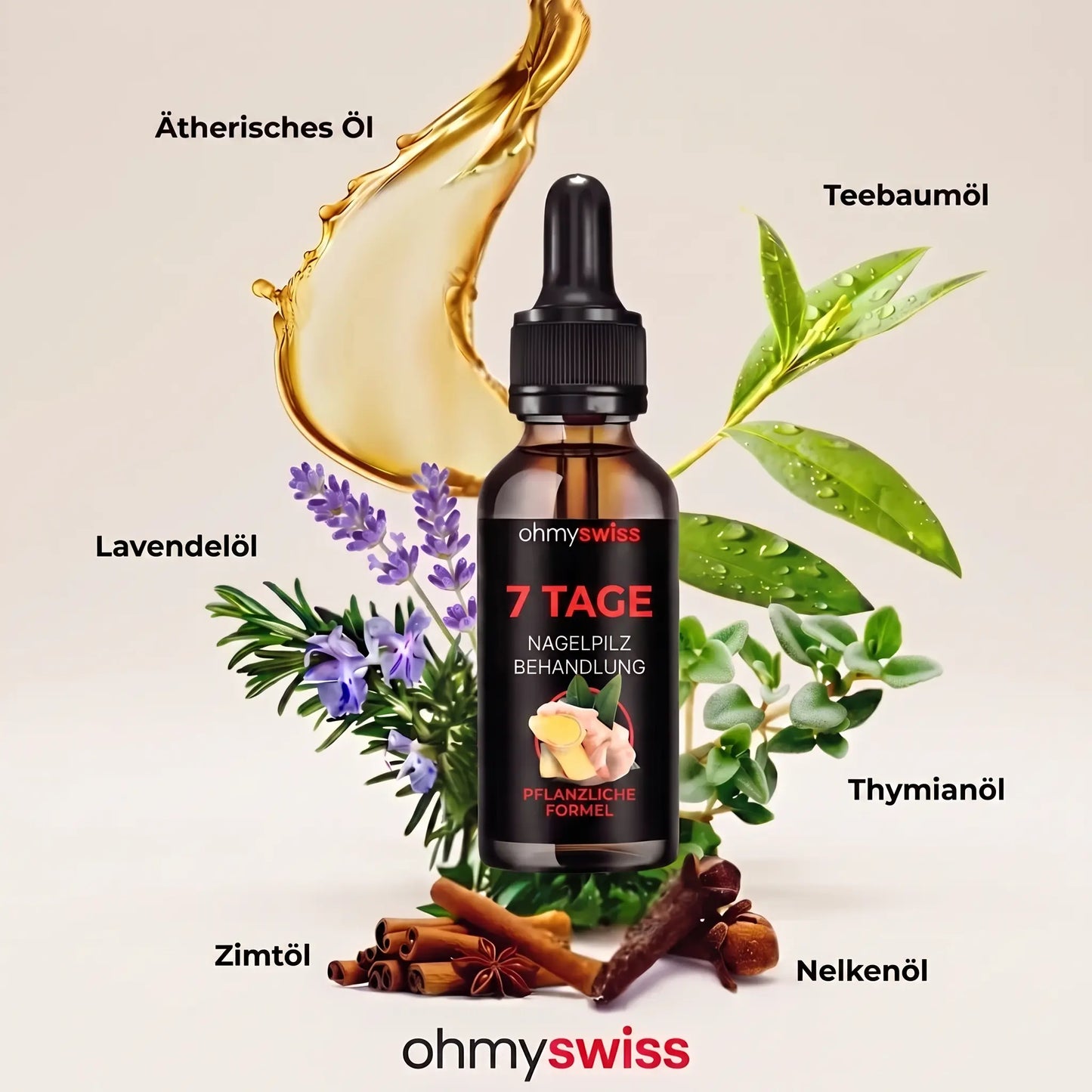 100% Natürliche Antipilz-Behandlung OhMySwiss