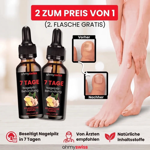 100% Natürliche Antipilz-Behandlung OhMySwiss