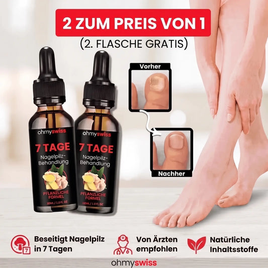 100 % natürliche Antimykotika-Behandlung OhMySwiss