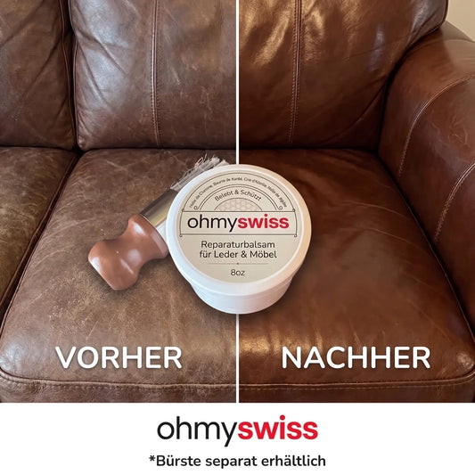 Ohmyswiss Reparaturbalsam für Holz und Leder