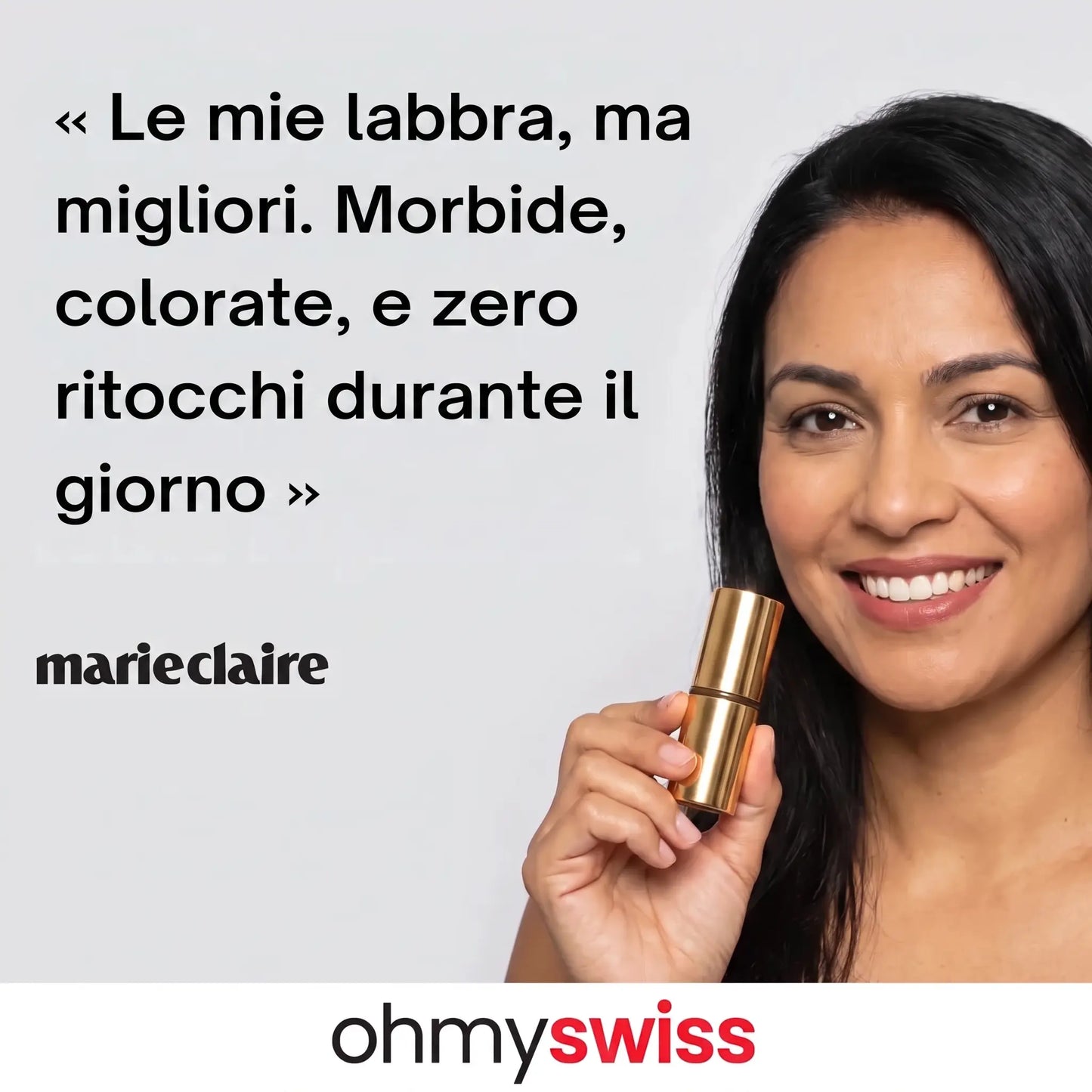Rossetto reattivo al pH Ohmyswiss