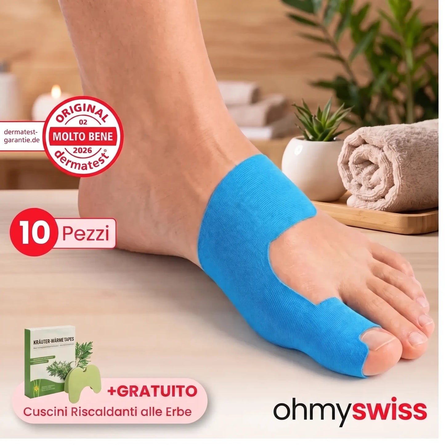 Ohmyswiss-Bandage bei Hallux valgus