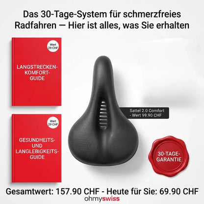Ohmyswiss Fahrradsattel 2.0