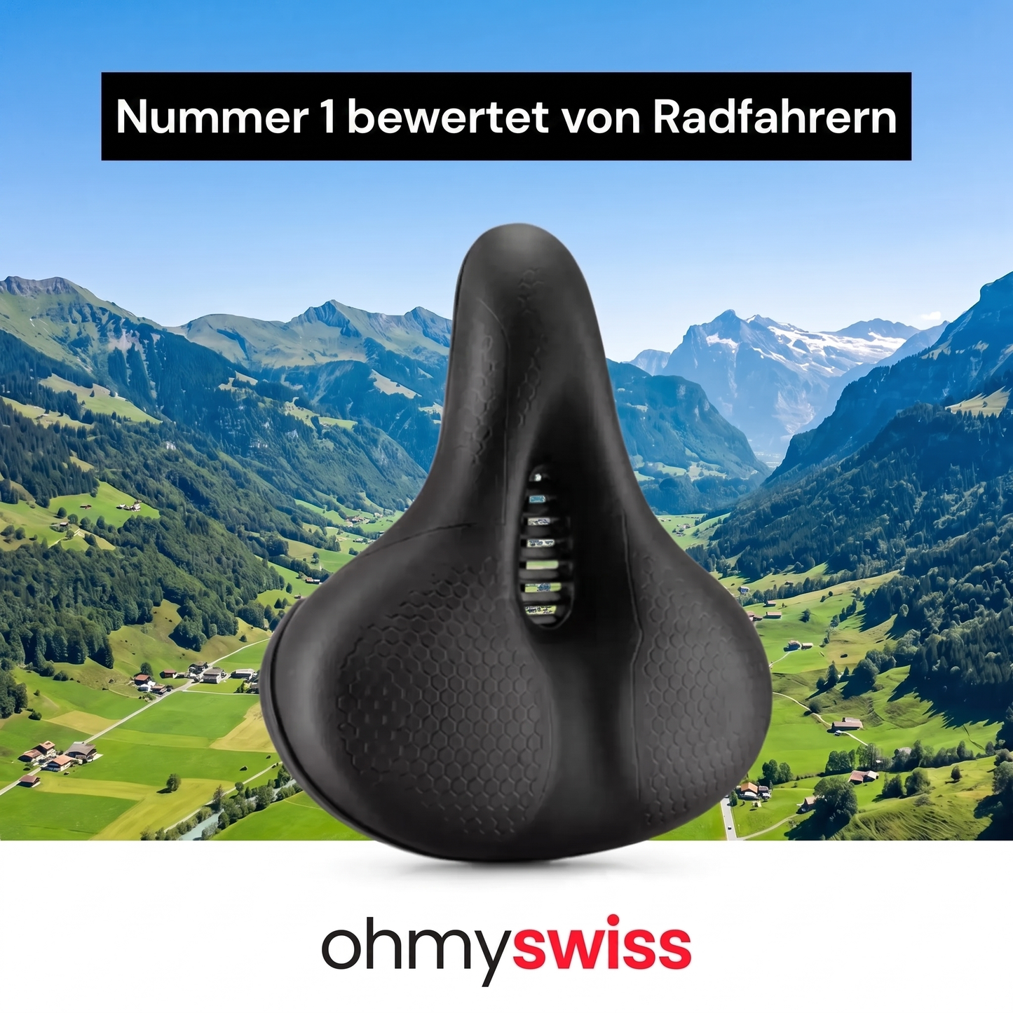 Ohmyswiss Fahrradsattel 2.0