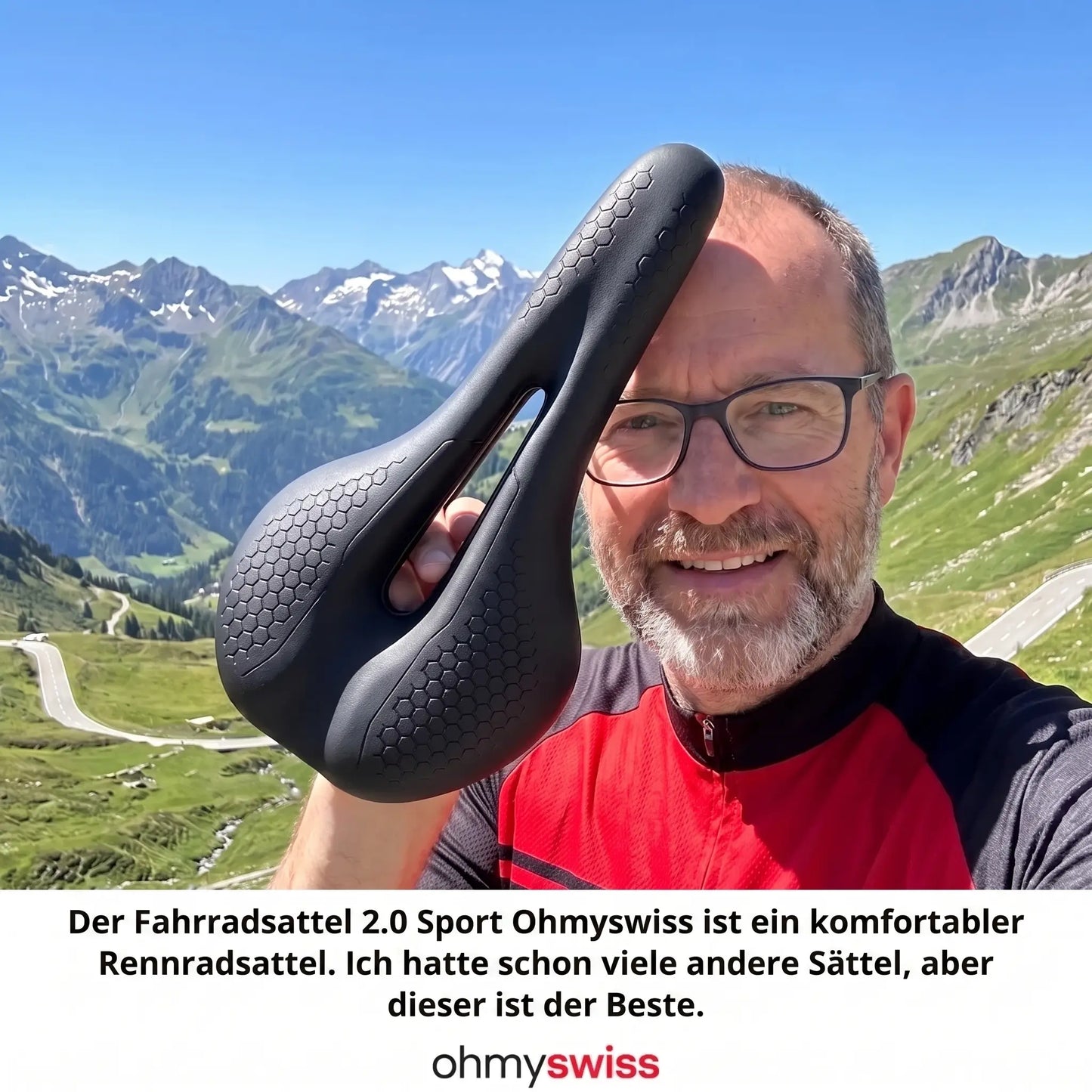Ohmyswiss Fahrradsattel 2.0