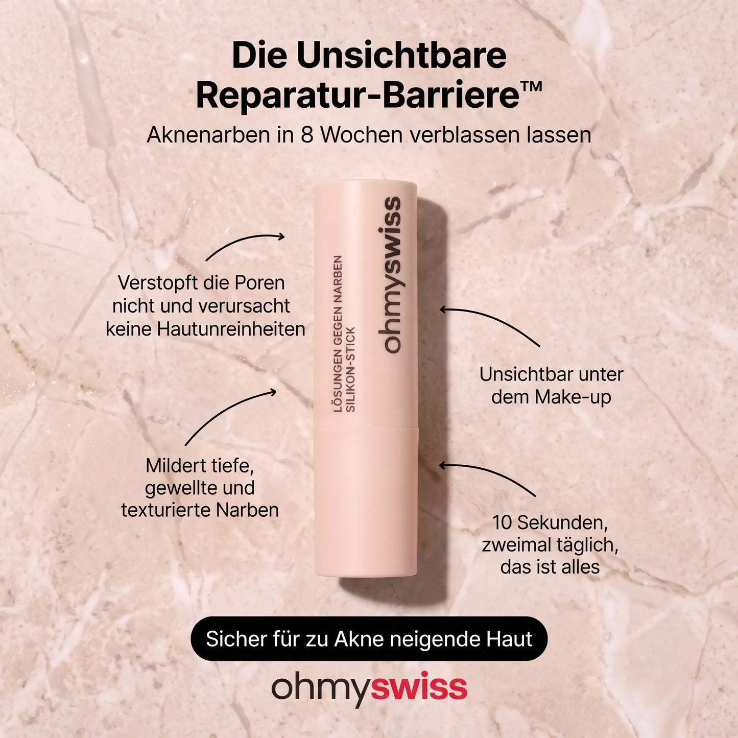 Ohmyswiss Reparatur-Stick gegen Narben