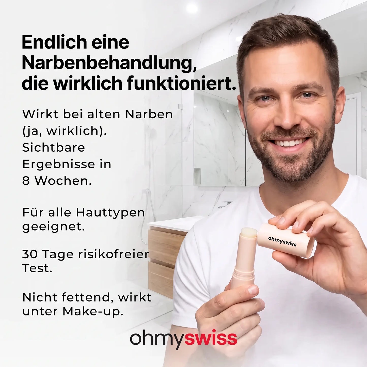 Ohmyswiss Reparatur-Stick gegen Narben