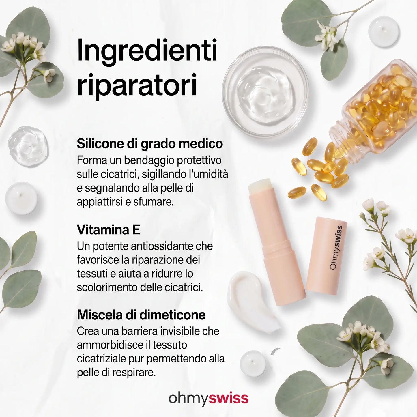 Stick Riparatore Anti-Cicatrici Ohmyswiss