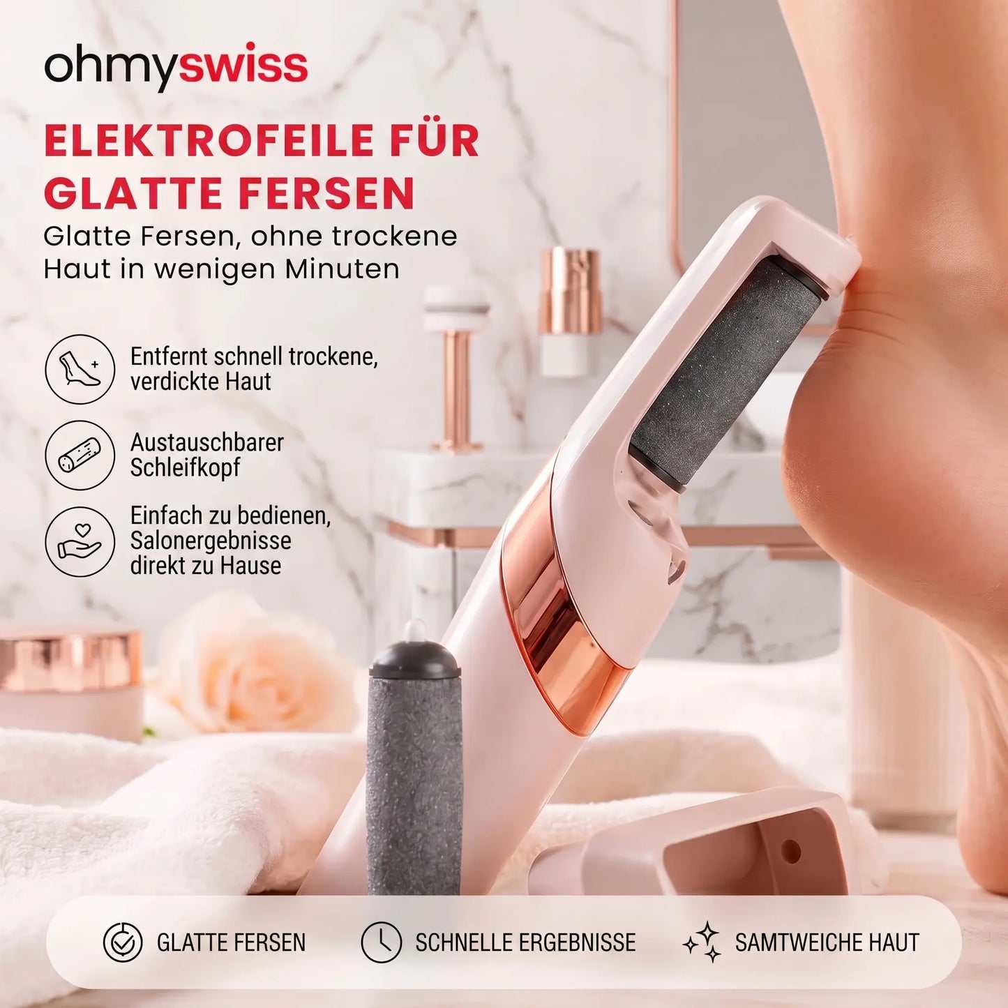 Ohmyswiss Elektrisches Pediküregerät
