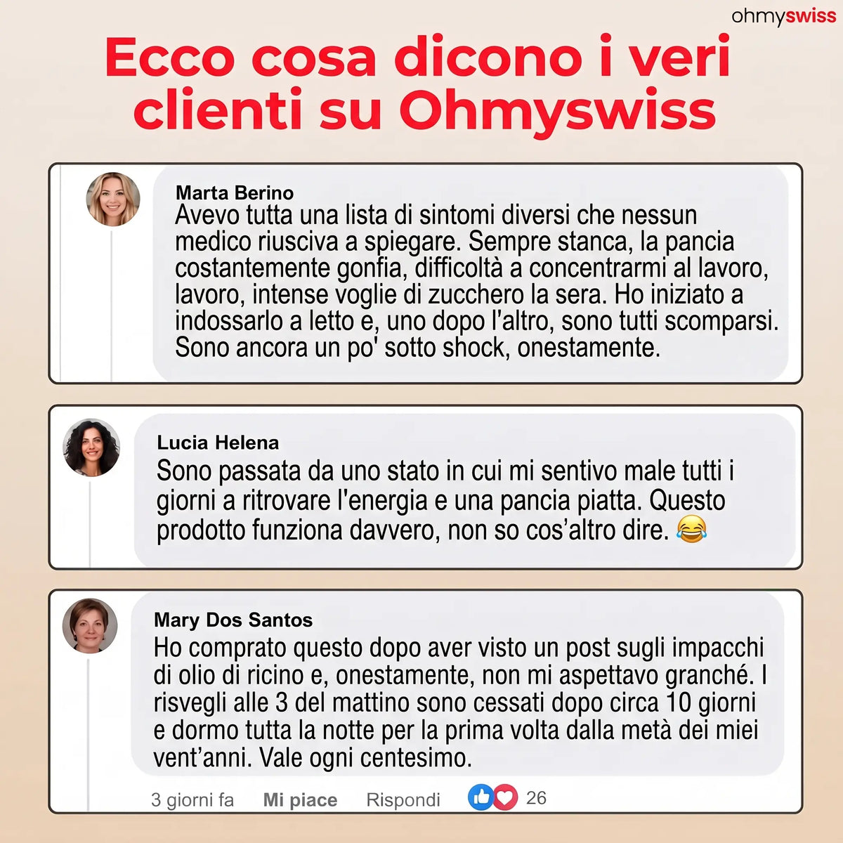 Kit detox con olio di ricino