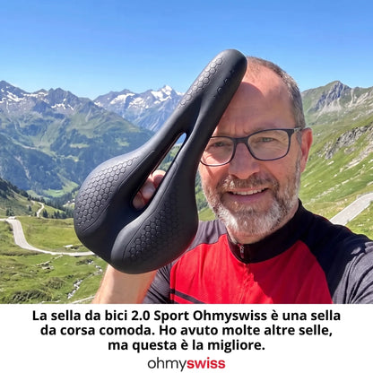 Sella da bicicletta 2.0 Ohmyswiss