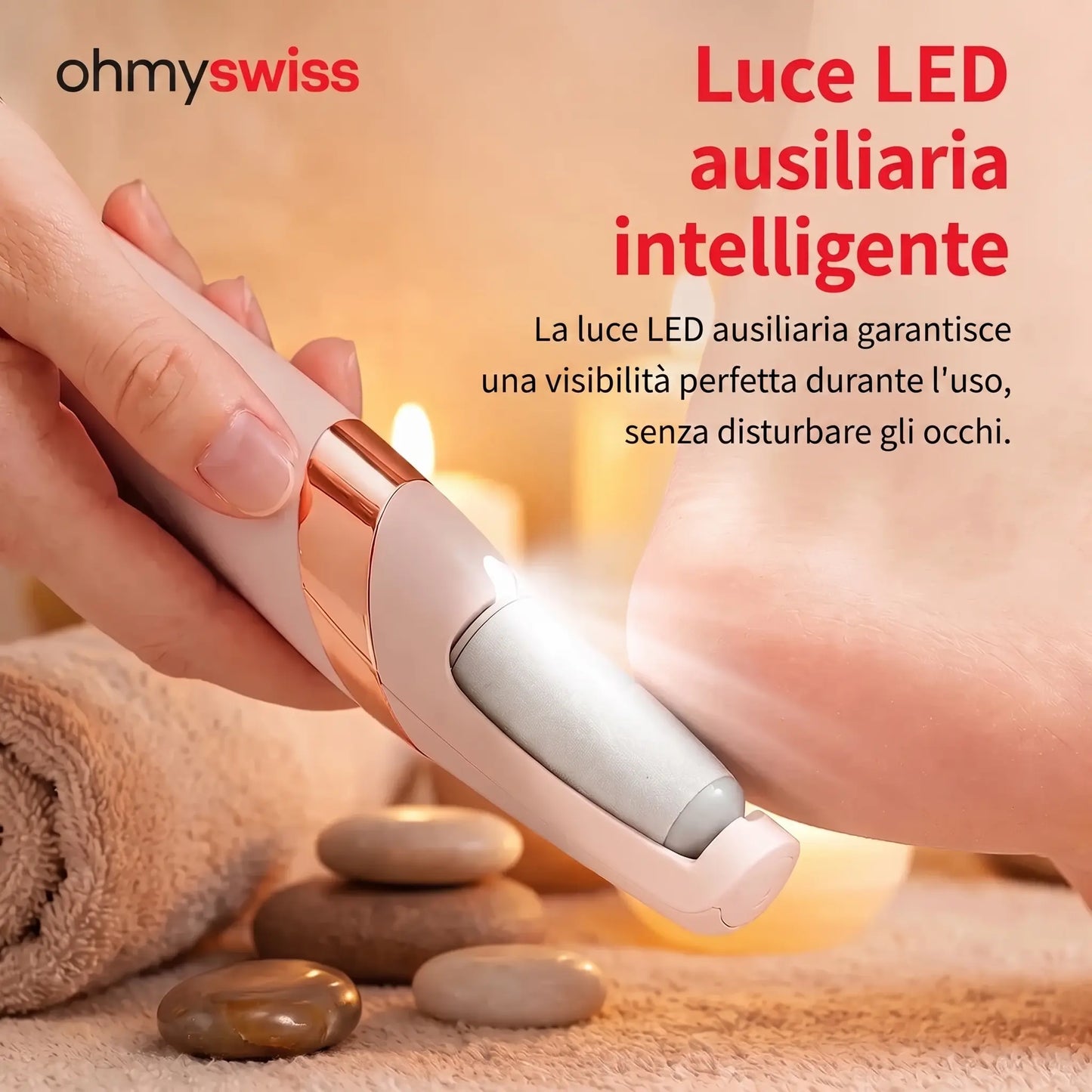 Elektrisches Fußpflegegerät von Ohmyswiss