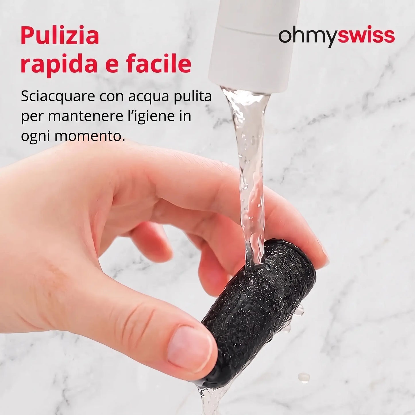 Elektrisches Fußpflegegerät von Ohmyswiss