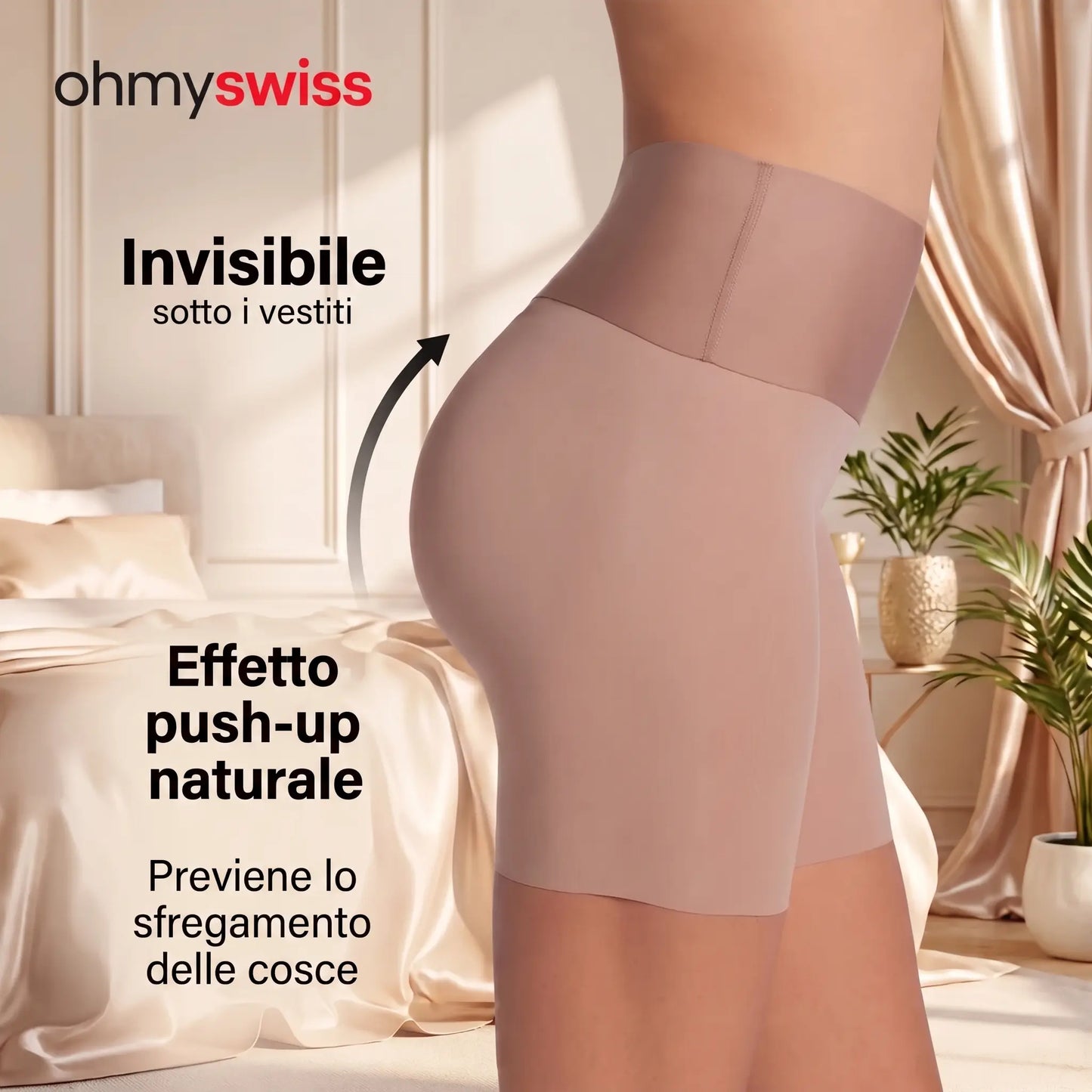 Pantaloncini modellanti senza cuciture Ohmyswiss