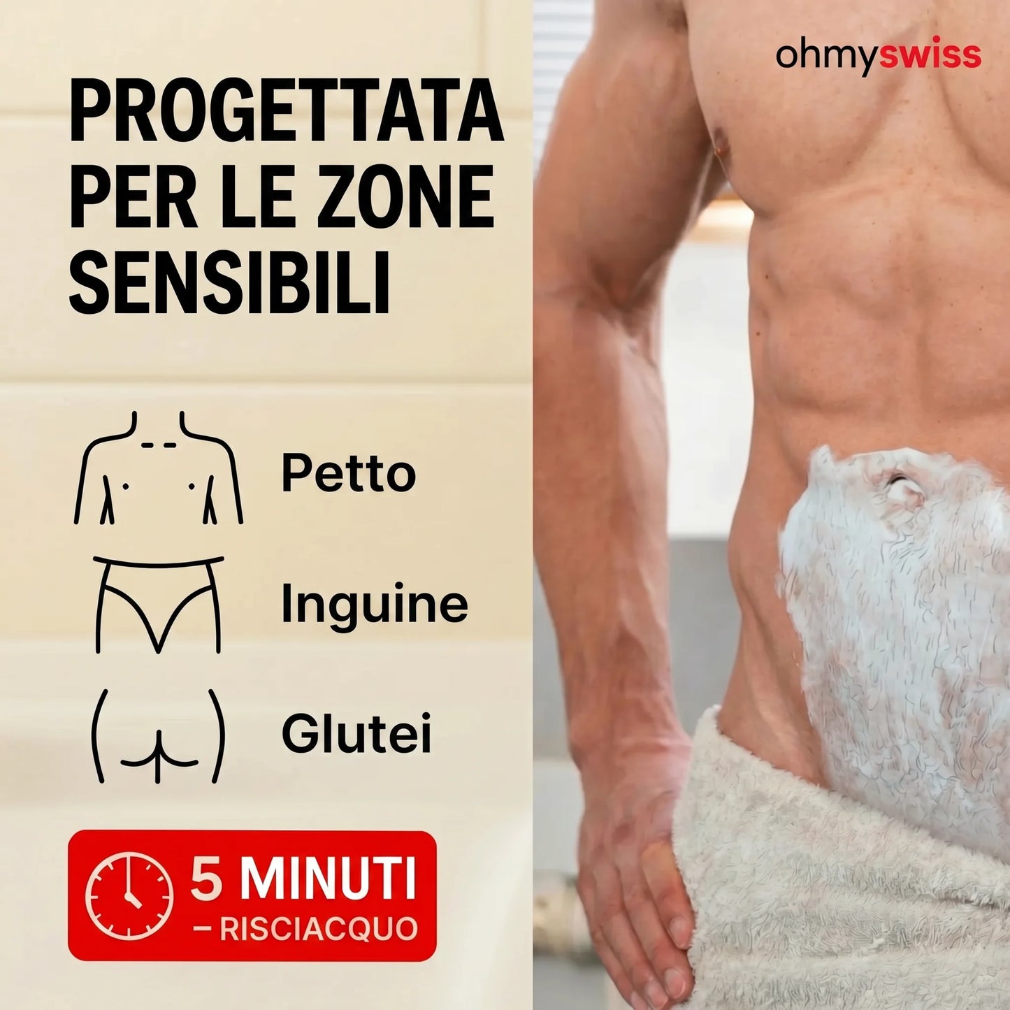 Crema depilatoria OhMySwiss
