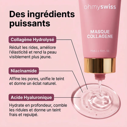 Bio-Kollagen-Maske + Pinsel von Ohmyswiss