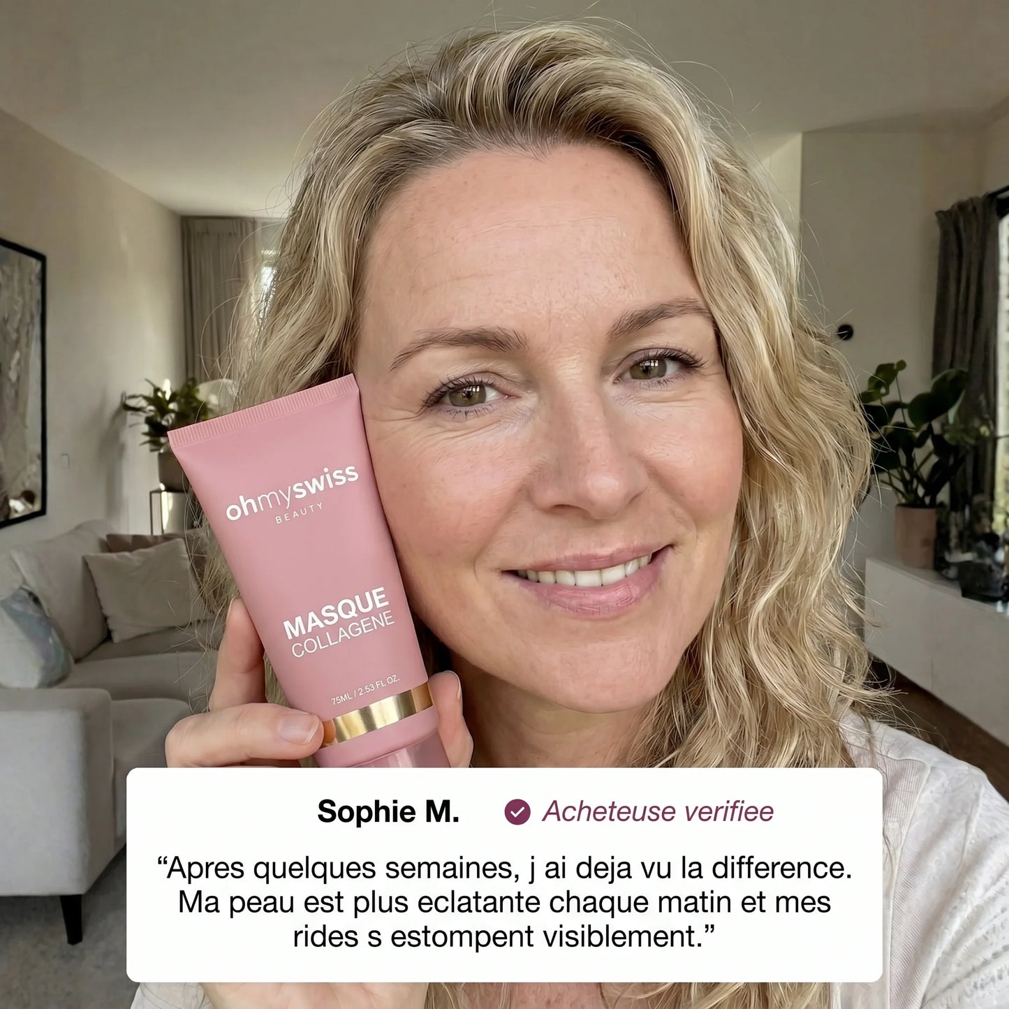 Bio-Kollagen-Maske + Pinsel von Ohmyswiss