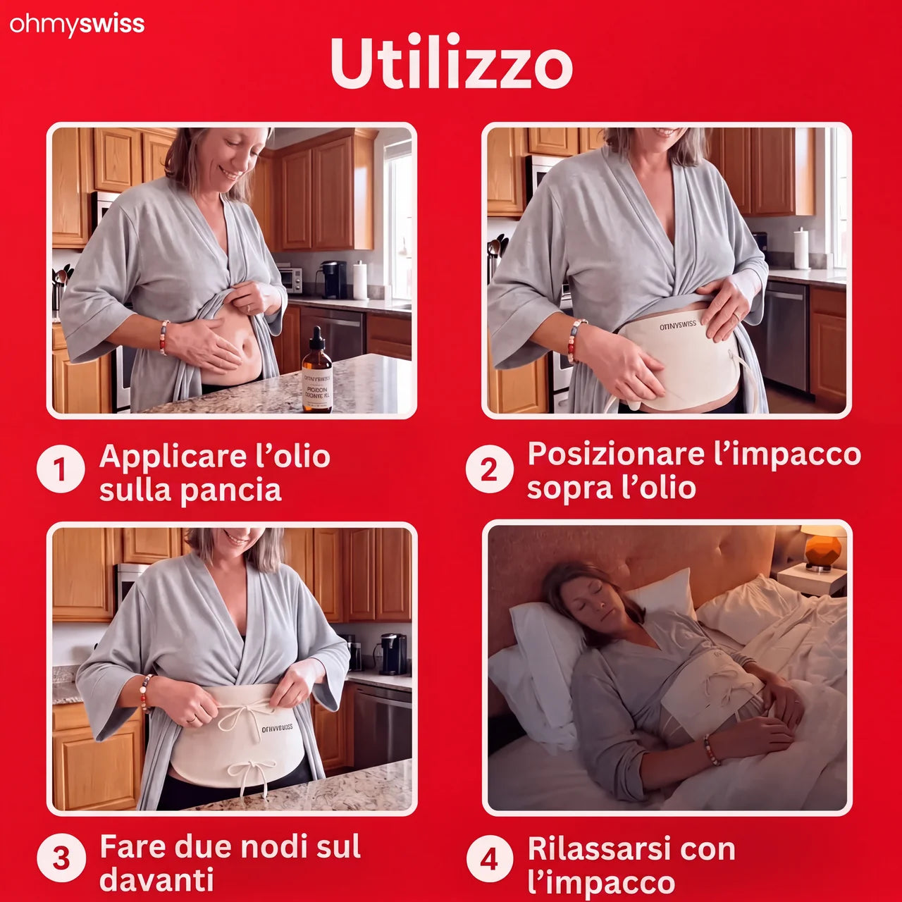 Kit detox con olio di ricino