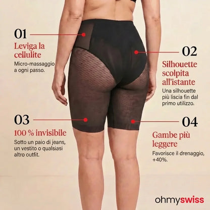 Pantaloncini trasparenti anticellulite 3D