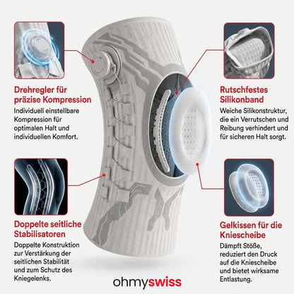 Ohmyswiss Kniebandage zur Unterstützung
