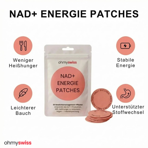 NAD⁺ Energie-Patches OhMySwiss™