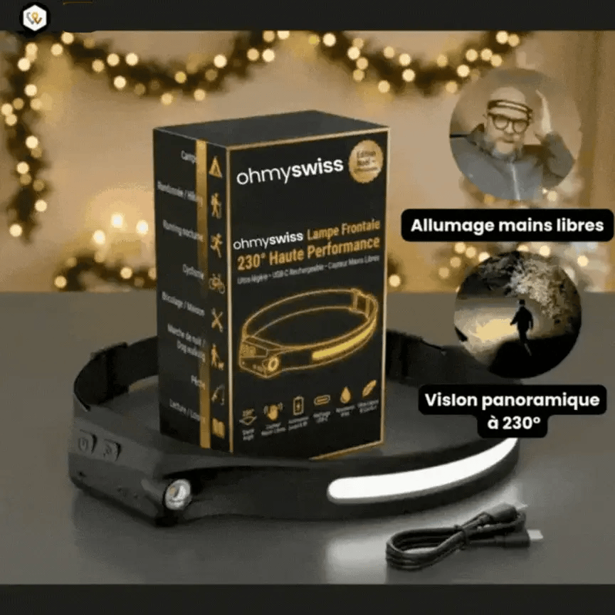 Lampe Frontale Haute Performance OhMySwiss™