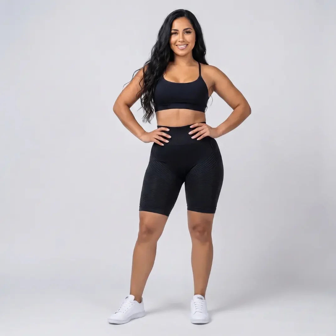 Leggings corti 3D anti-sfregamento