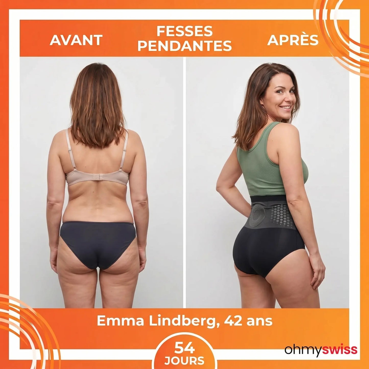 Short sculptant brûle-graisses Ohmyswiss