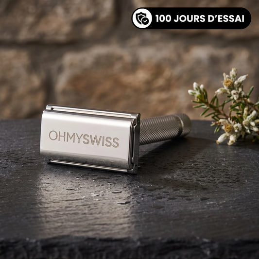 Rasoir de Sûreté 30° Peau Sensible OHMYSWISS
