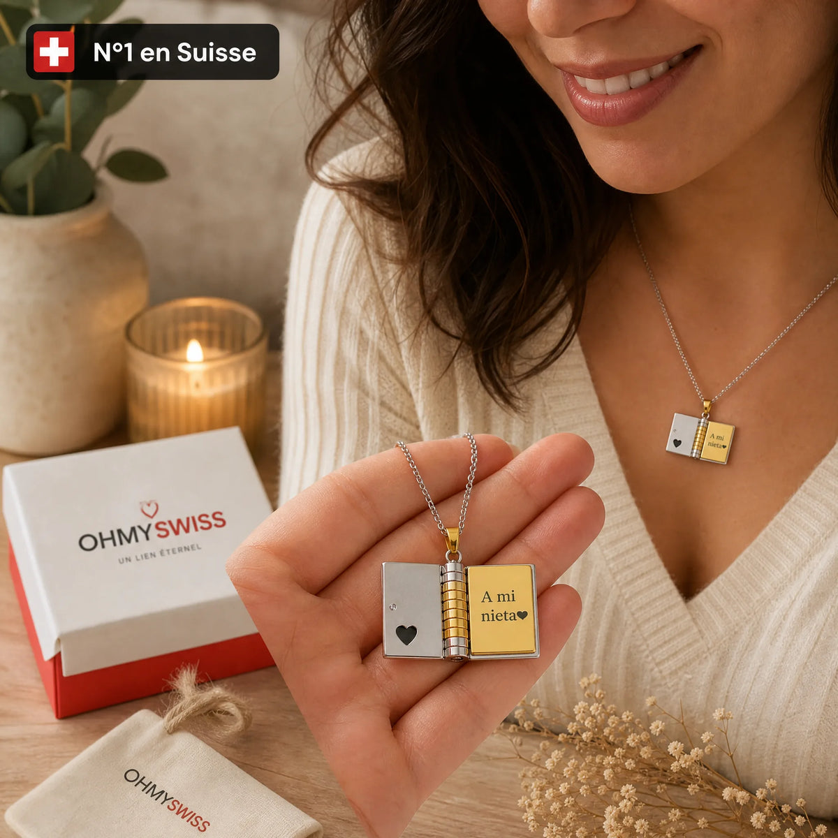 Halskette „Ma Petite Étoile“ für meine Enkelin von OHMYSWISS