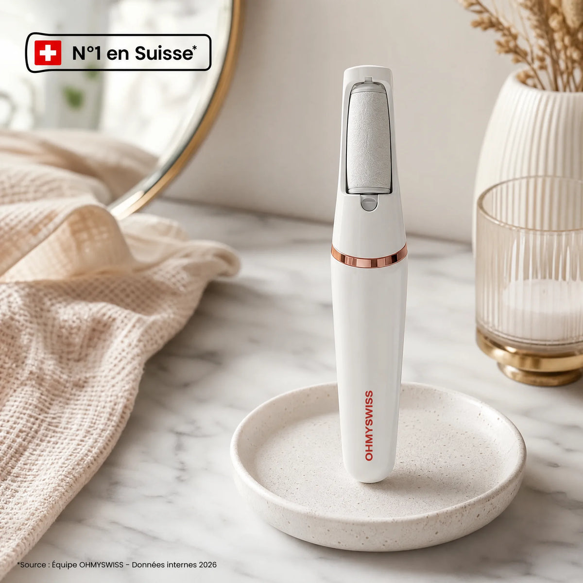 Silk Pro – Elektrische Hornhautfeile von OHMYSWISS