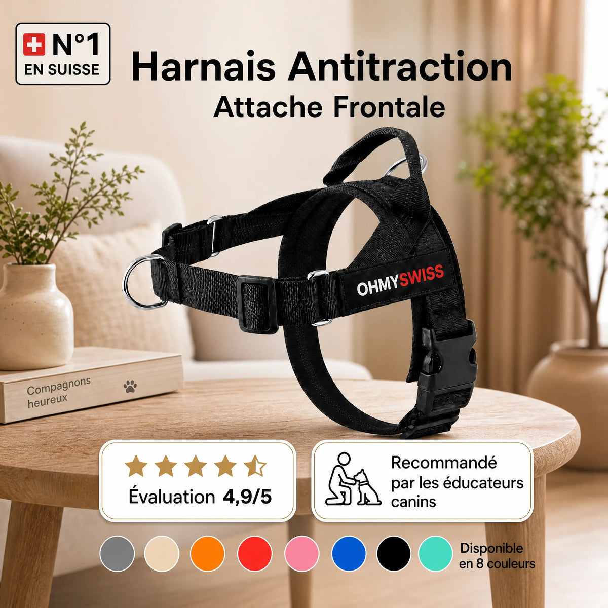 Imbracatura anti-trazione Comfort+ OHMYSWISS