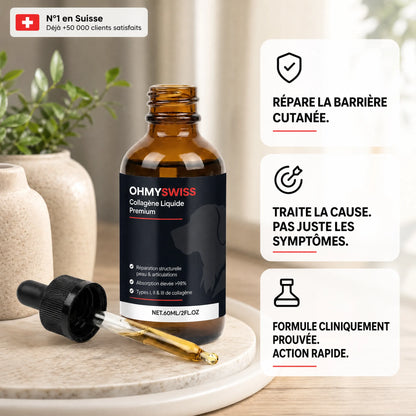 Collagene liquido premium per cani OHMYSWISS