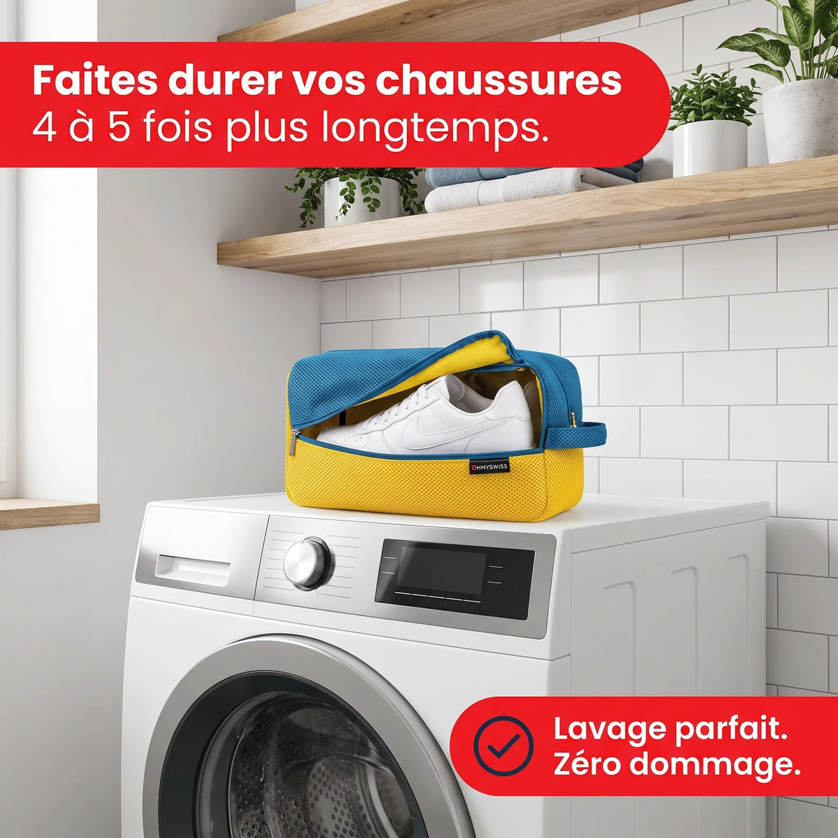 Sac de Lavage pour Chaussures OHMYSWISS