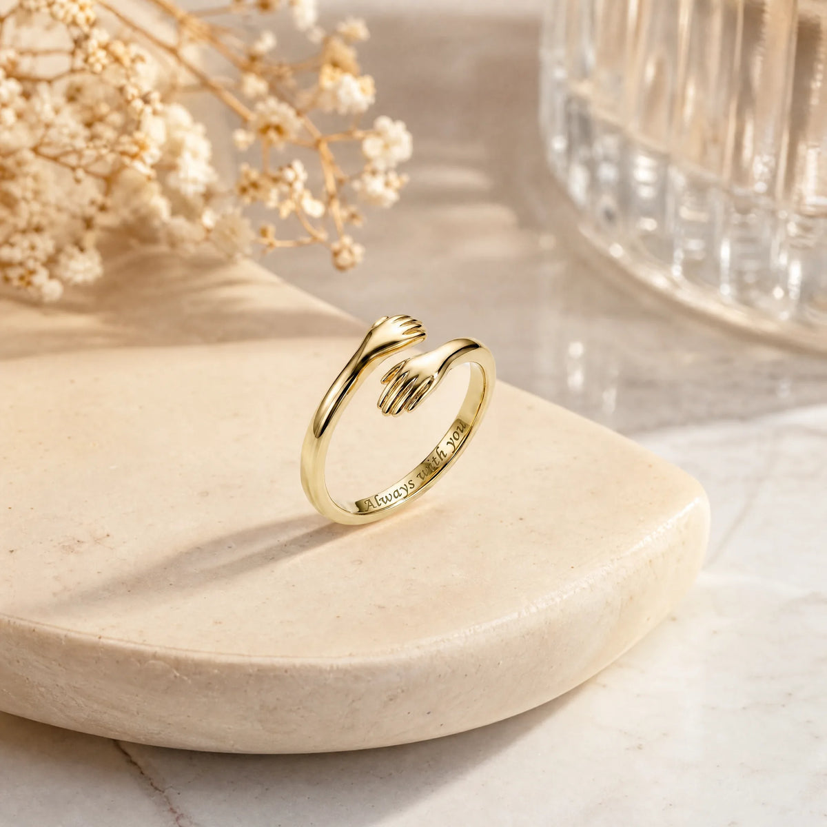 Anello “Abbraccio” «Sempre con te» OHMYSWISS