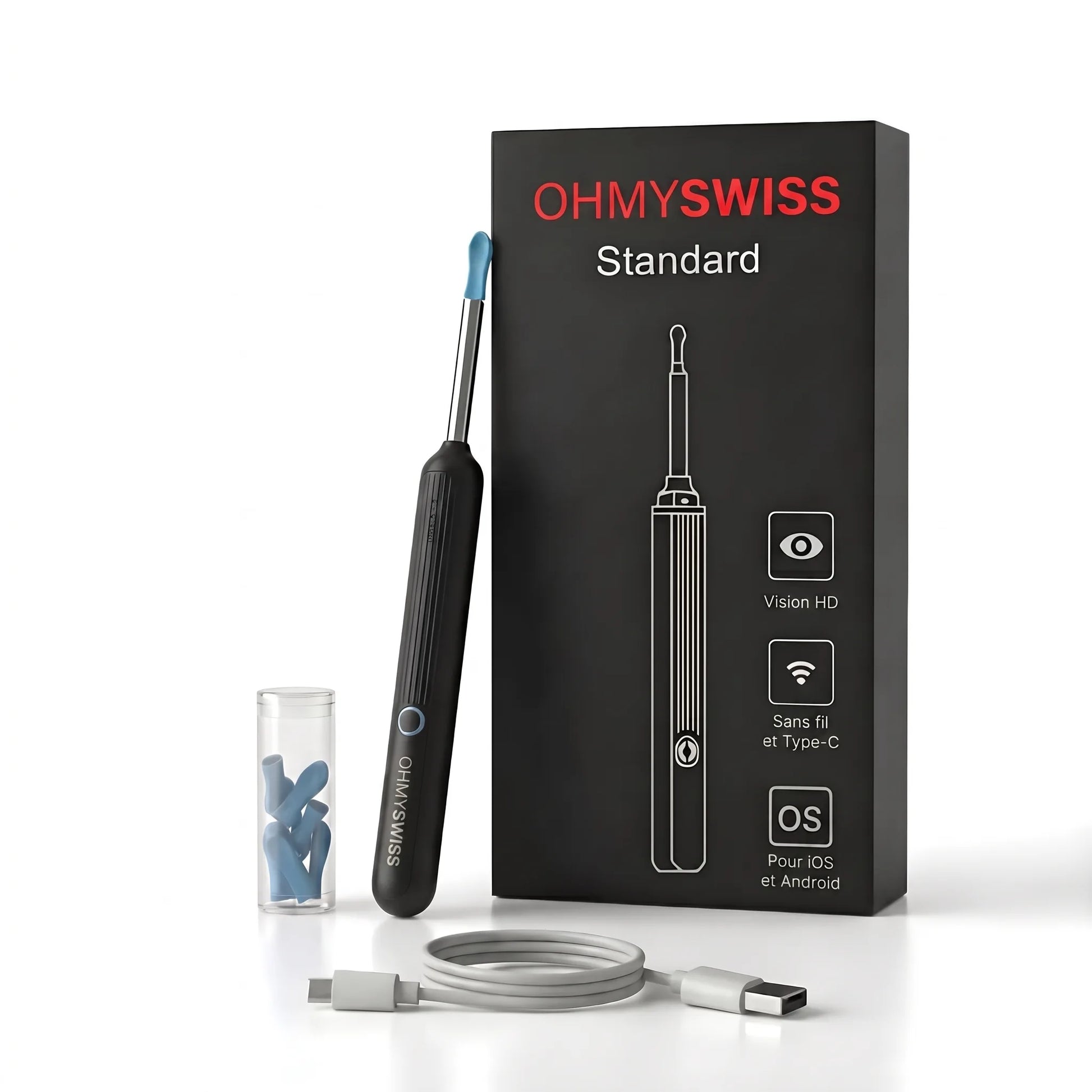 Intelligenter HD-Ohrreiniger von OHMYSWISS