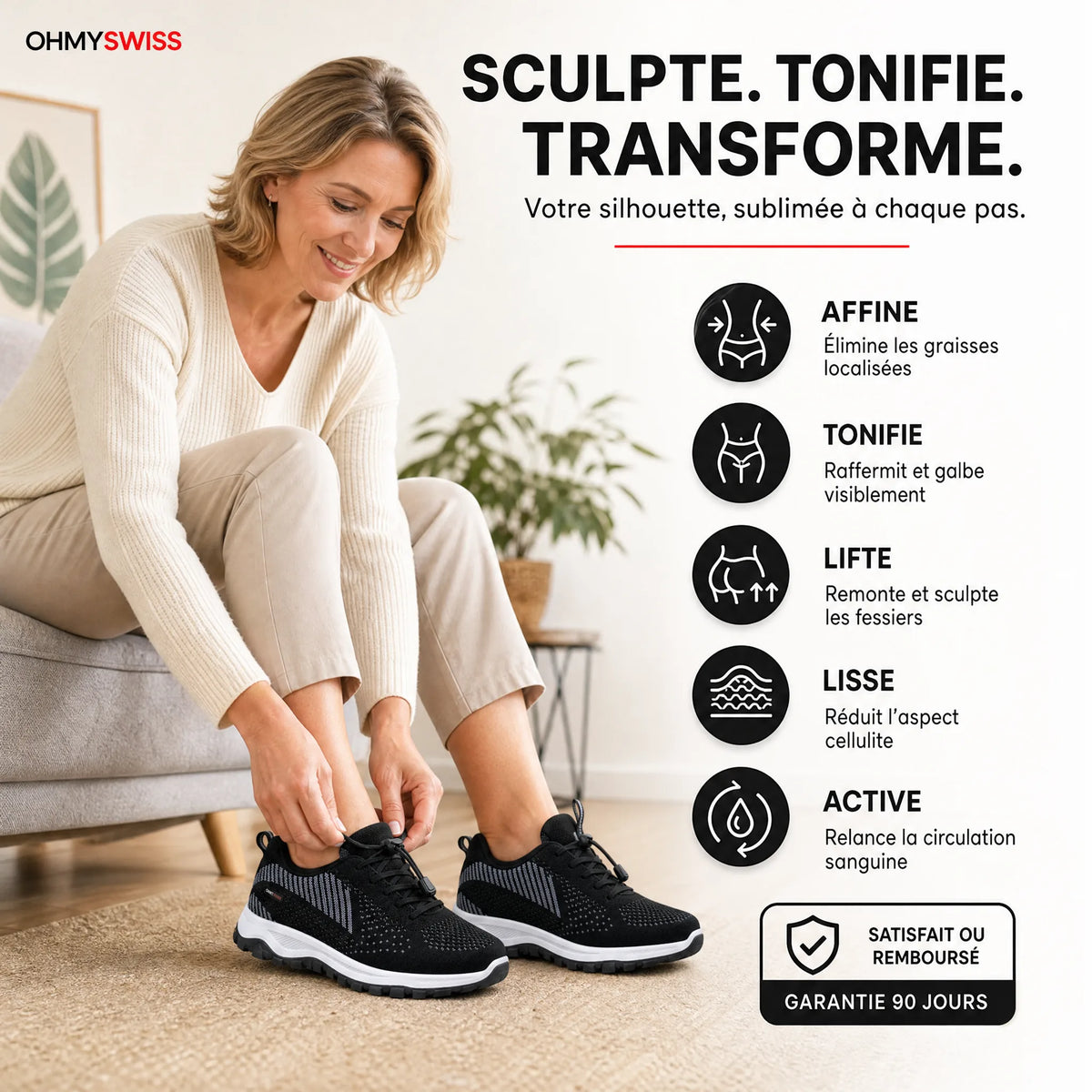 AmpliSoft™ – Bequeme Sneaker für geschwollene und breite Füße von OHMYSWISS