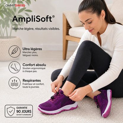 AmpliSoft™ – Bequeme Sneaker für geschwollene und breite Füße von OHMYSWISS