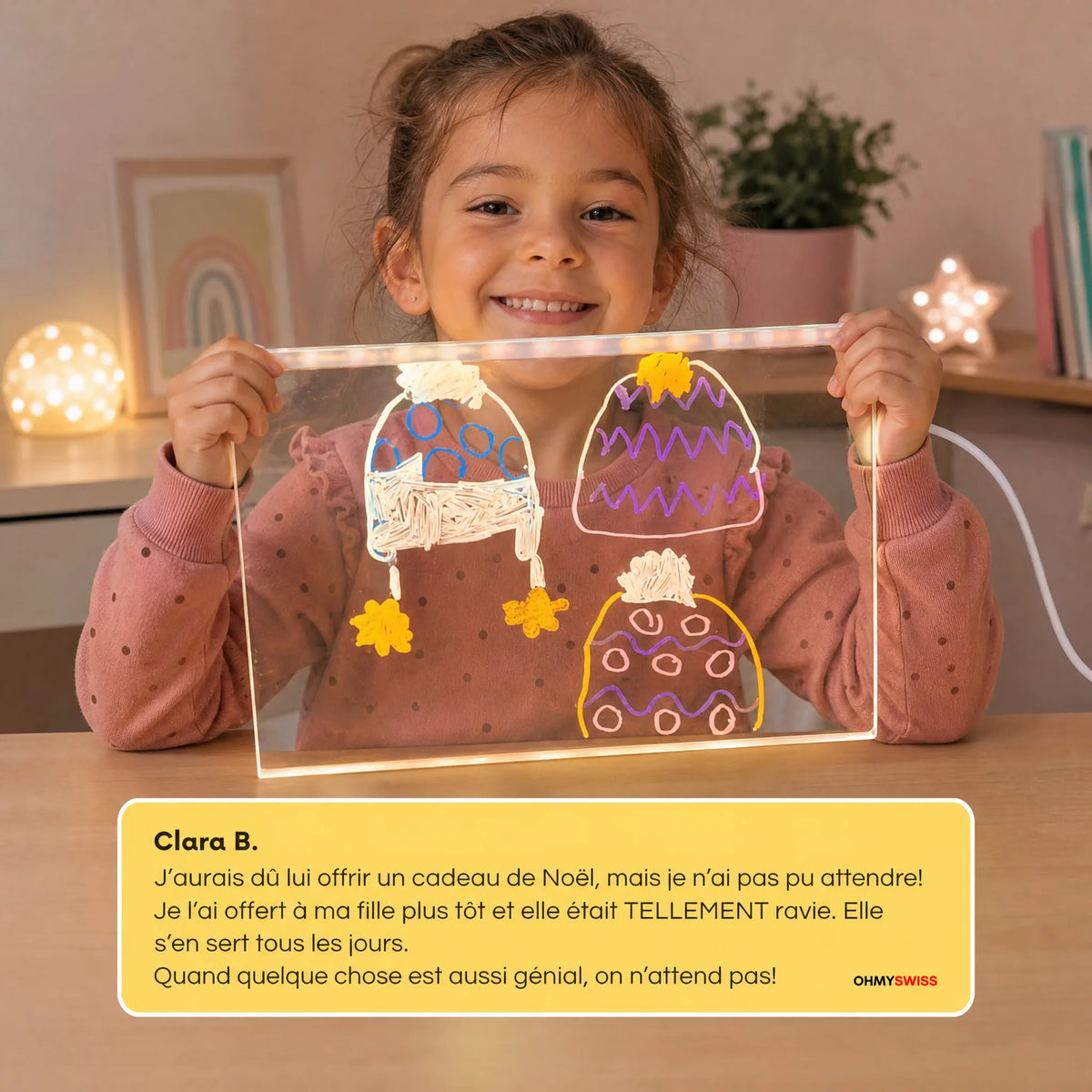 Magisches LED-Tablet für Kinder von OHMYSWISS