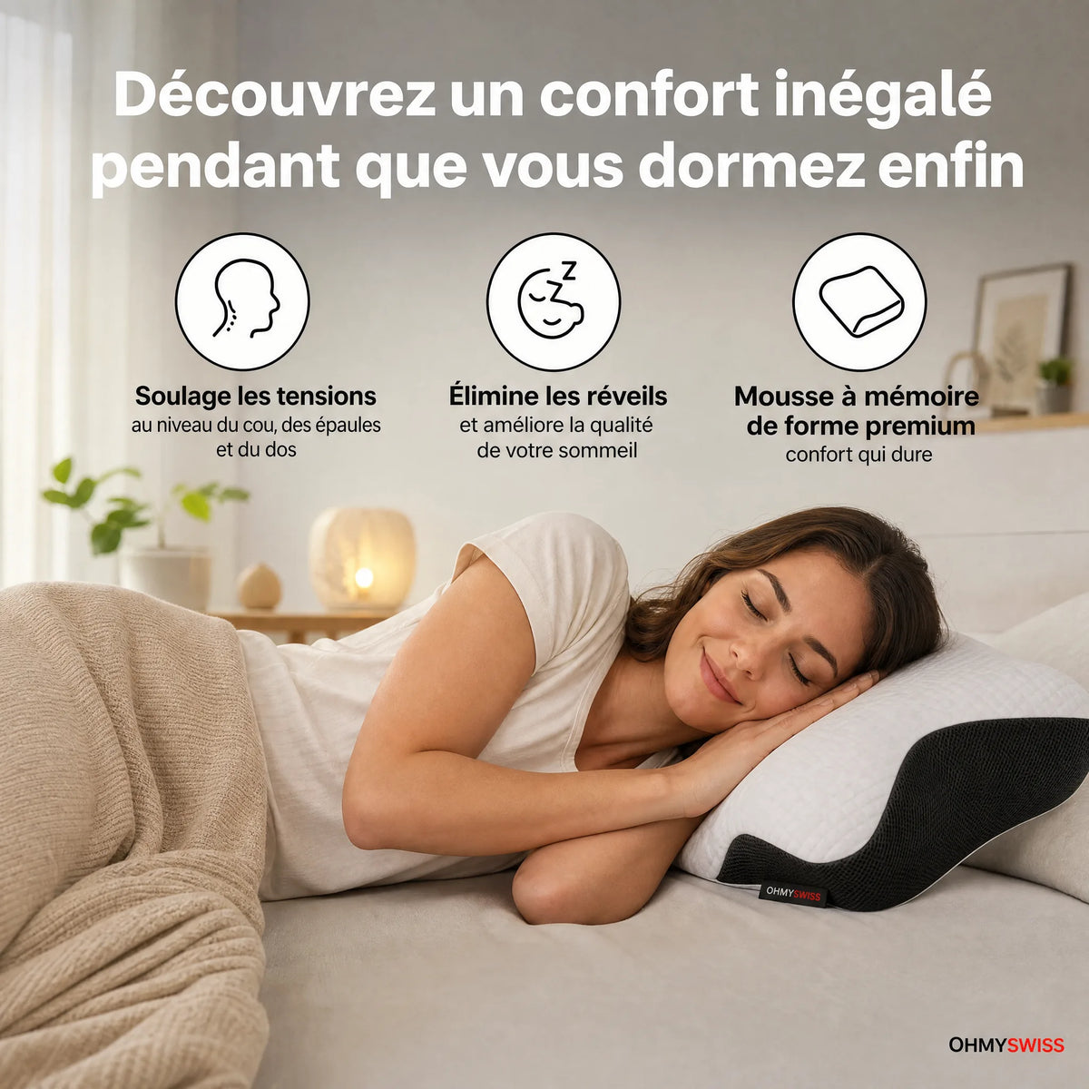 Ergonomisches Nackenkissen OHMYSWISS