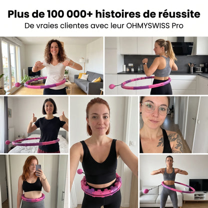 Hula Hoop Intelligent Pro + Ceinture Sudation OFFERTE OHMYSWISS