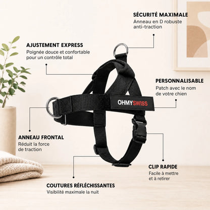 Imbracatura anti-trazione Comfort+ OHMYSWISS