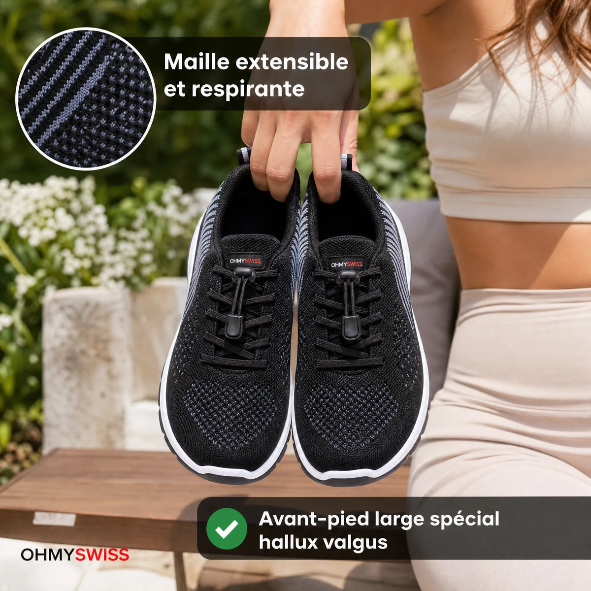 AmpliSoft™ – Bequeme Sneaker für geschwollene und breite Füße von OHMYSWISS