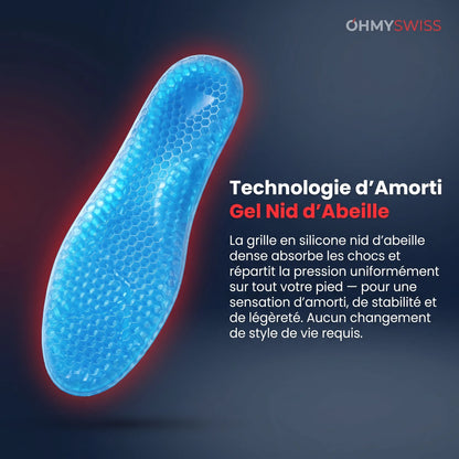 Semelles Gel Confort+ OHMYSWISS
