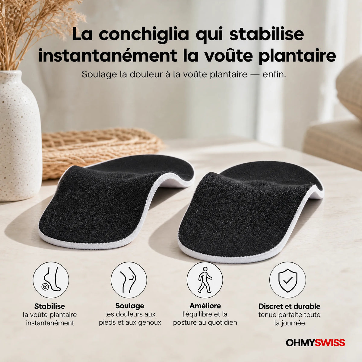 ArcoFlex™ Orthopädische Einlegesohlen gegen Schmerzen von OHMYSWISS
