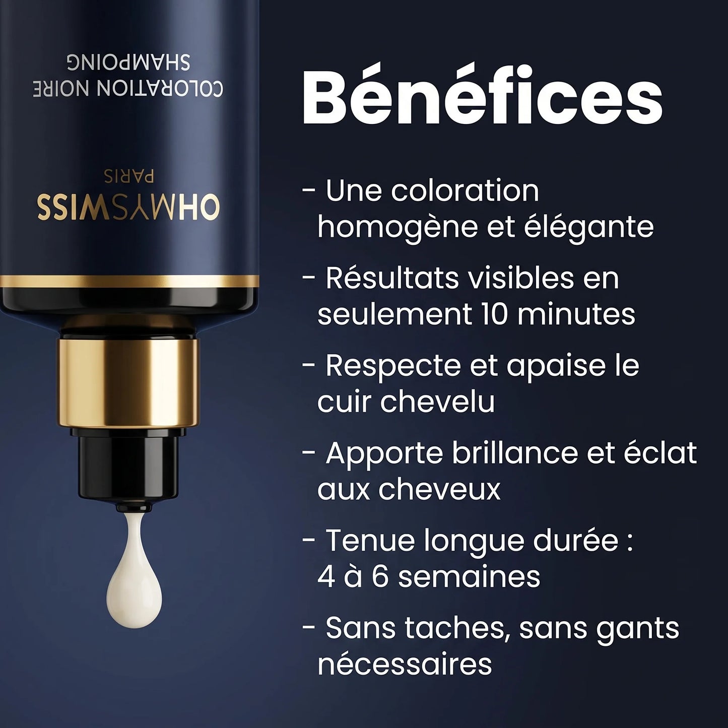 Shampoo colorante istantaneo OHMYSWISS