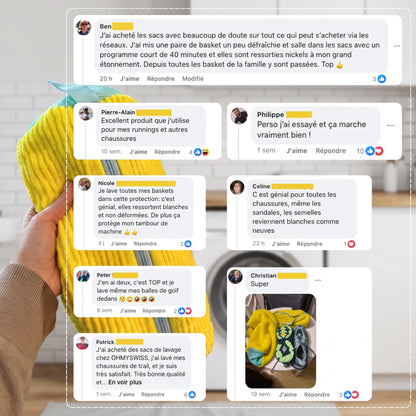 Sac de Lavage pour Chaussures OHMYSWISS