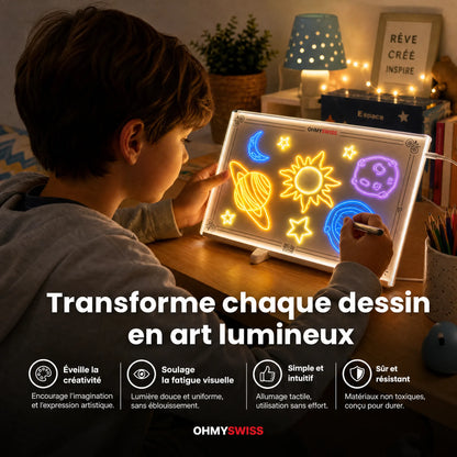 Magisches LED-Tablet für Kinder von OHMYSWISS